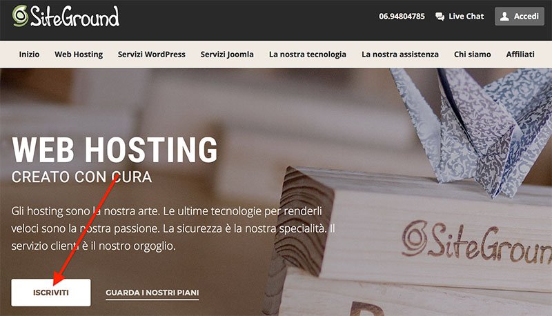 Siteground Hosting web