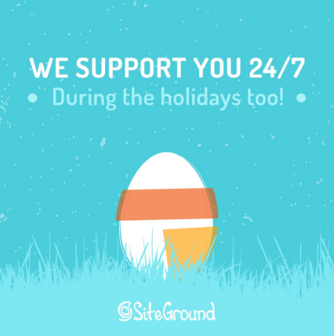 Buona Pasqua con Siteground: tutti i piani hosting scontati