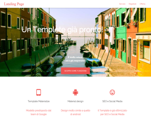 Clicca qui. Posso regalarti la mia Landing page