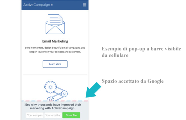 Popup invasivi su Mobile: nuove regole Google mobile-friendly