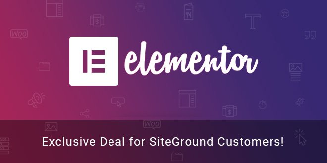 Elemento PRO sconto 20% con Siteground