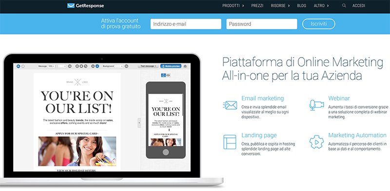 GetResponse è il miglior tool per fare Email Marketing [TUTORIAL Italiano]