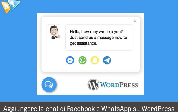 Ecco come aggiungere la chat di Facebook e WhatsApp su WordPress