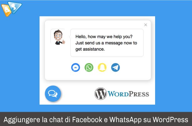 Ecco come aggiungere la chat di Facebook e WhatsApp su WordPress