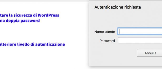 aumentare la sicurezza di WordPress
