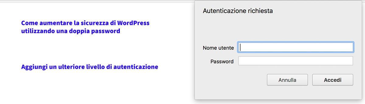 aumentare la sicurezza di WordPress