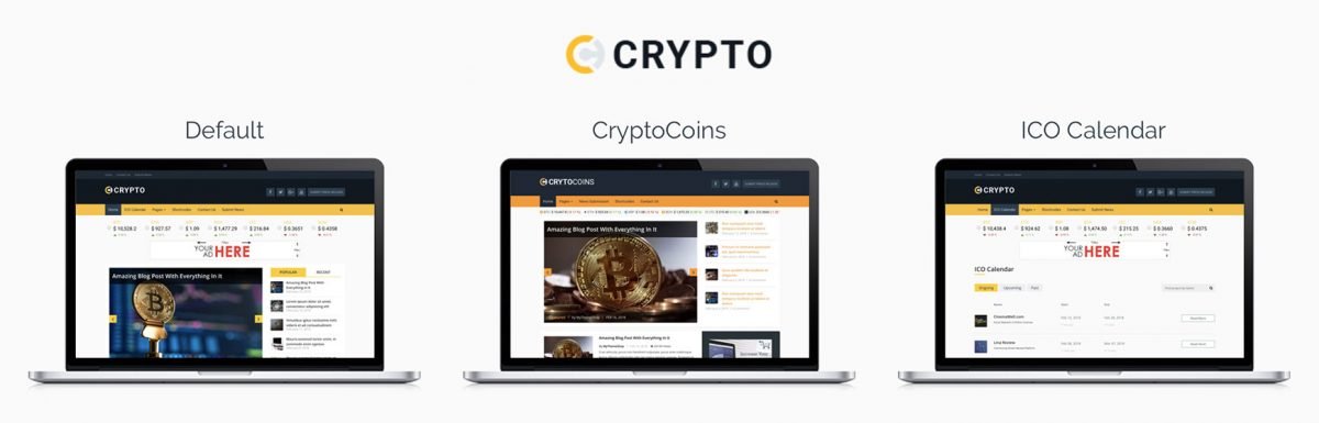 Crypto tema WordPress