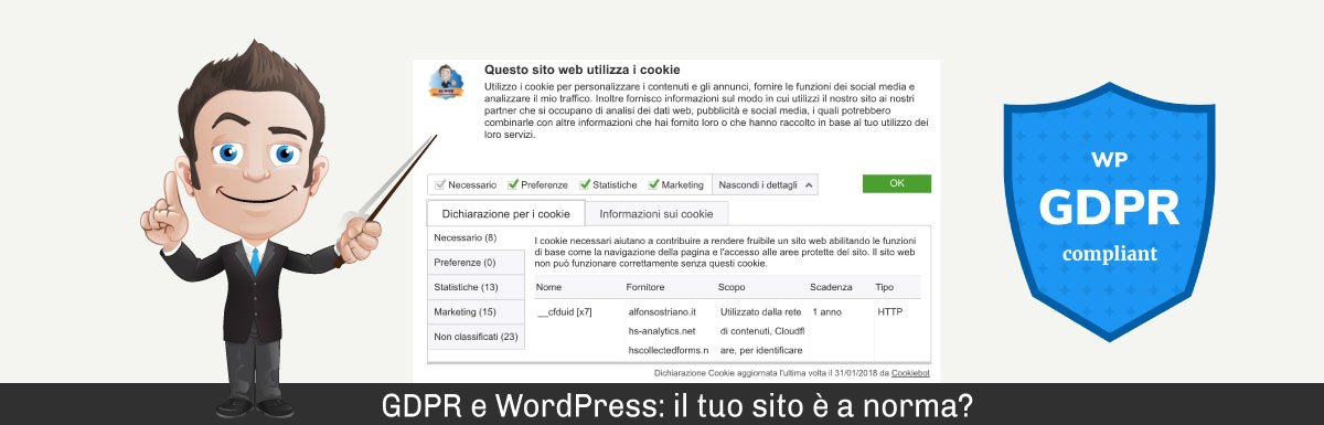 GDPR e WordPress