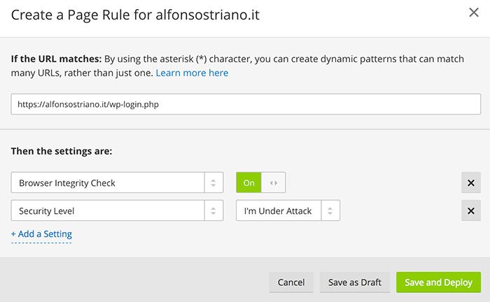 WordPress e CloudFlare