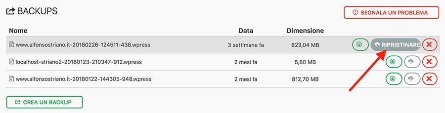 spostare WordPress da una sottocartella alla cartella principale