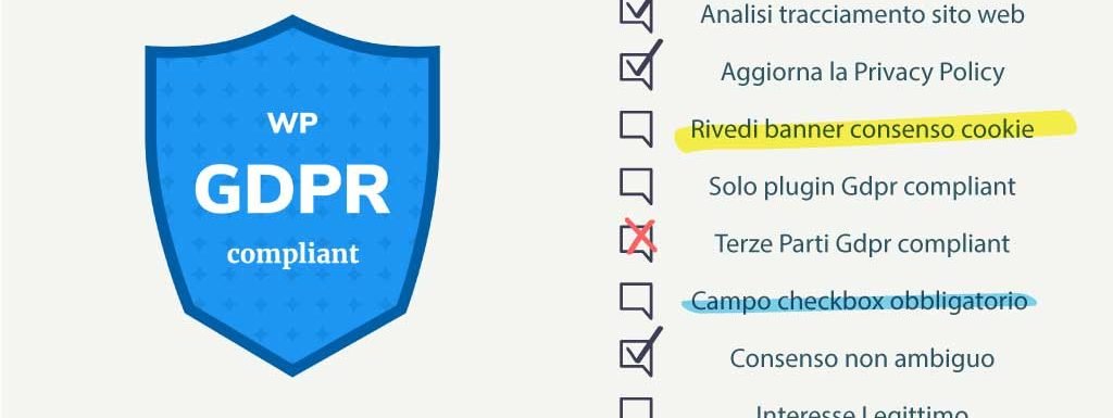 Checklist GDPR e WordPress