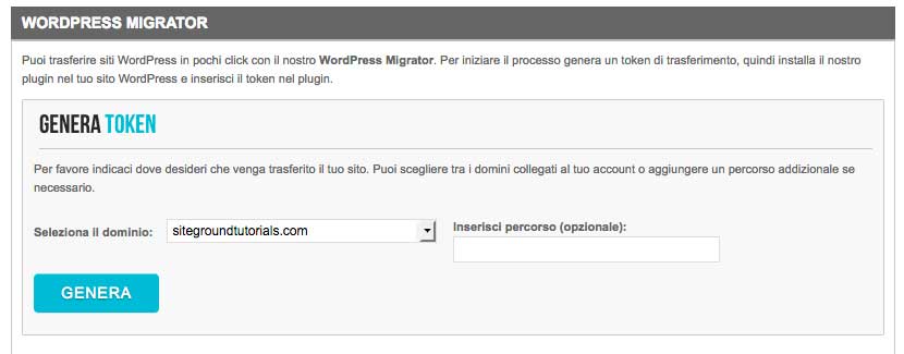 SiteGround Migrator