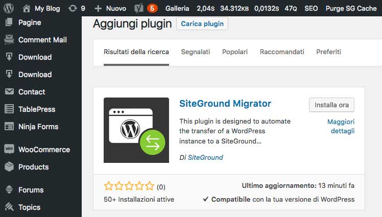 SiteGround Migrator