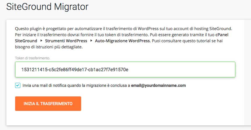 SiteGround Migrator