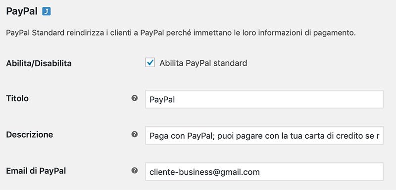 WooCommerce e PayPal