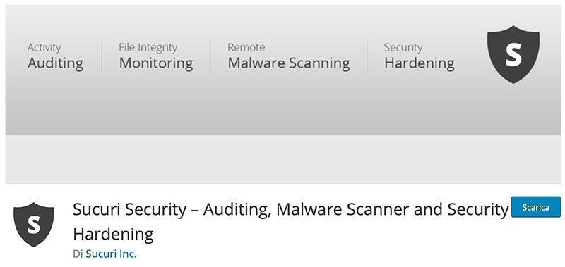 Sucuri per la sicurezza di WordPress