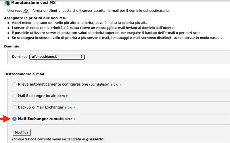 remote email exchanger