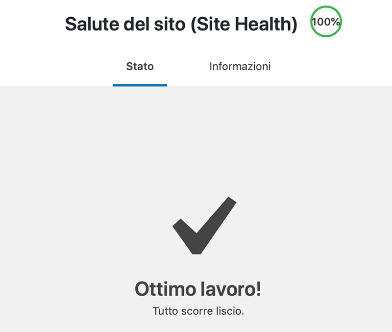 Site Health 100%