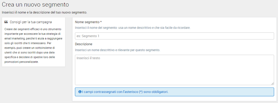 eMailChef segmento