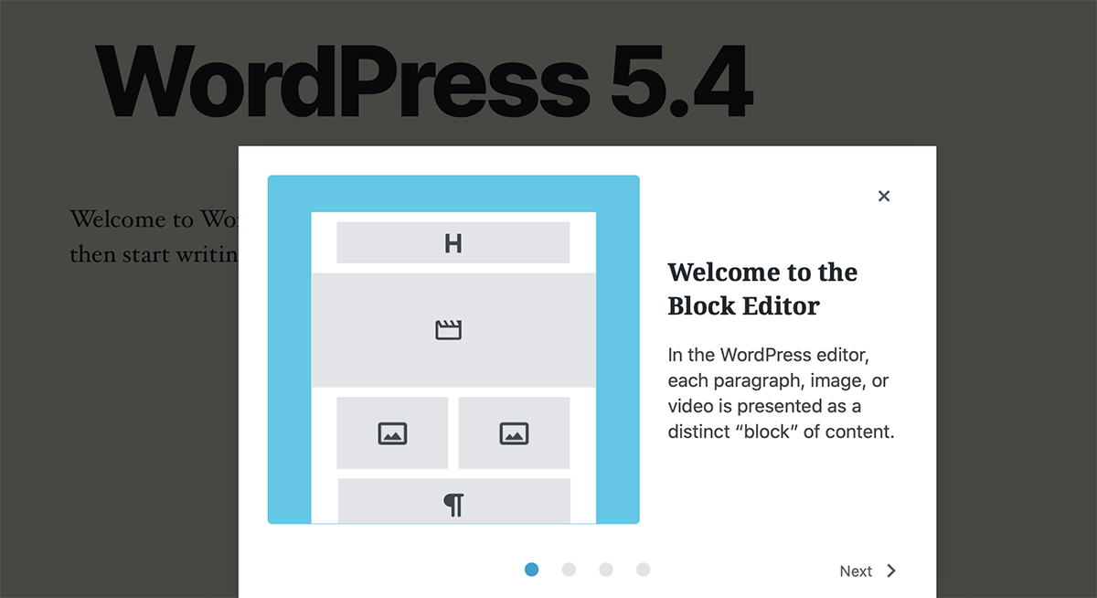 WordPress 5.4