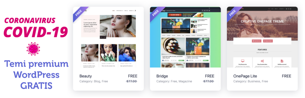 temi premium WordPress gratis